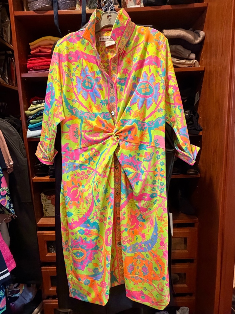 Vibrant Gretchen Scott Twist and Shout Women’s Dress